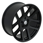22" Black wheel replacement for Dodge Ram 1500 2011-2017. Replica Rim 9450455